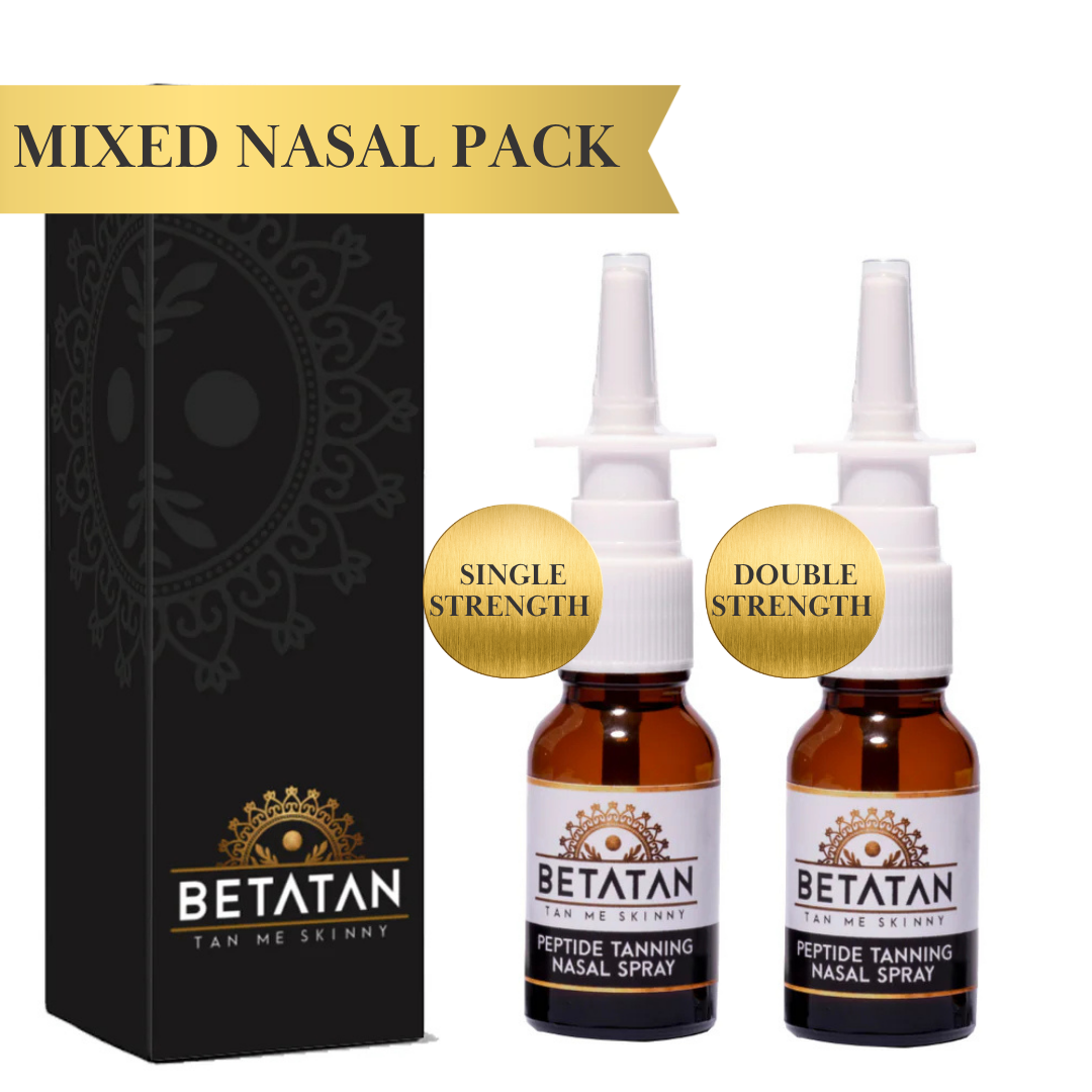 Melanotan Tanning Mixed Strength Nasal Spray Dual Pack