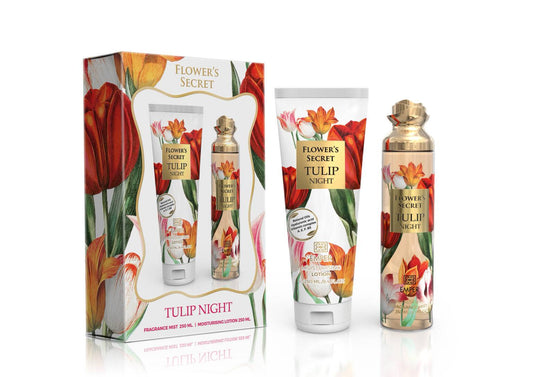 Flower’s Secret Tulip Night 2 in 1 Gift Set