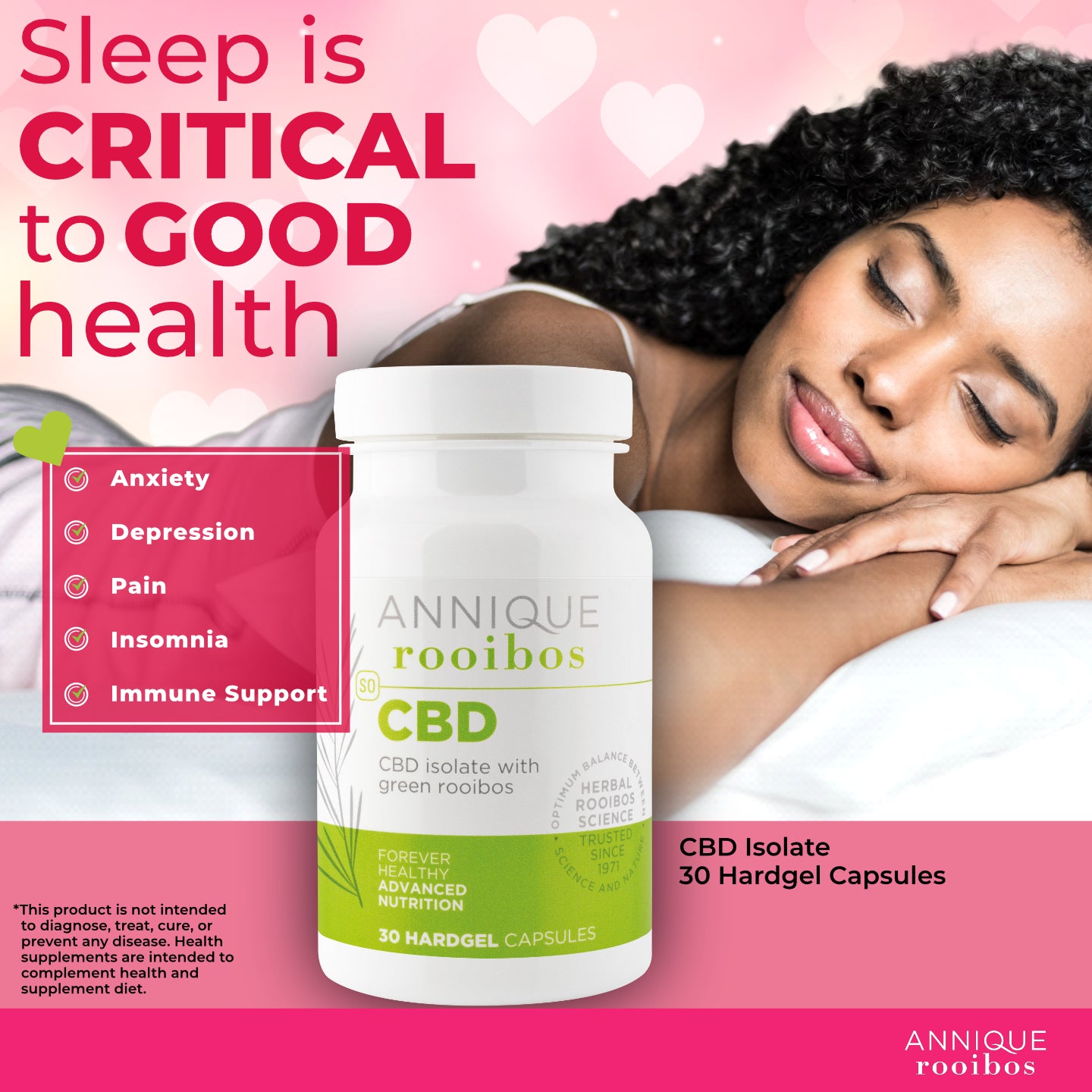 Annique Forever Healthy CBD Isolate 30 Capsules