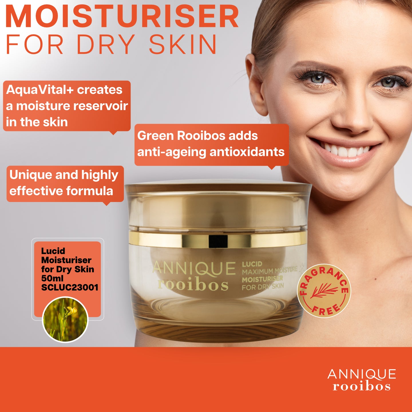 Annique Lucid Moisturiser for Dry Skin 50ml