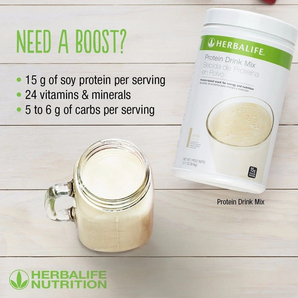 Herbalife Protein Drink Mix Vanilla 588 g