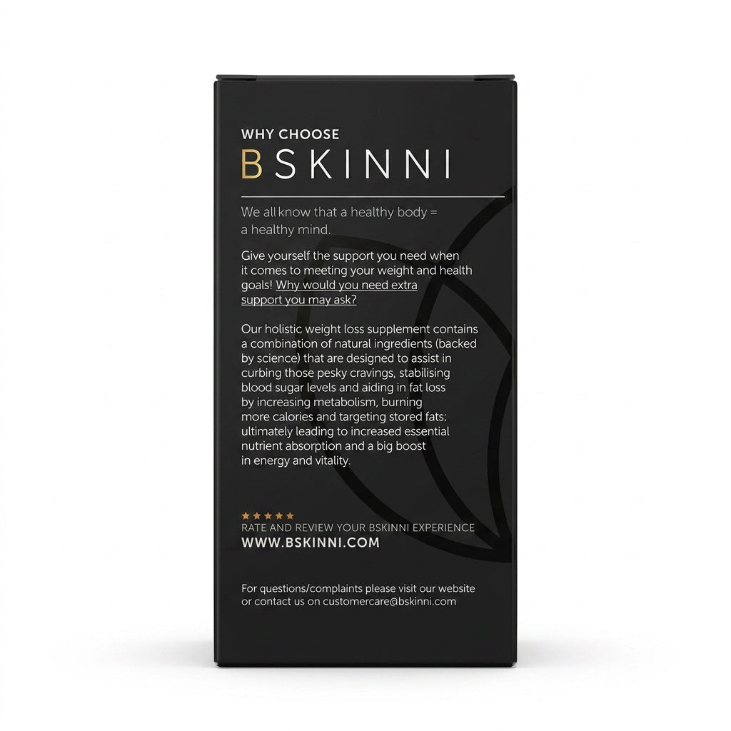 BSKINNI Appetite Control & Fat Burner | 30 Capsules | 6 Weeks Supply